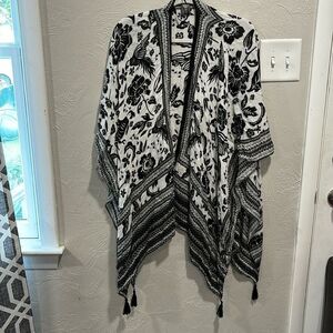 Vince Camuto Cover Up Floral Tropical Print One Size